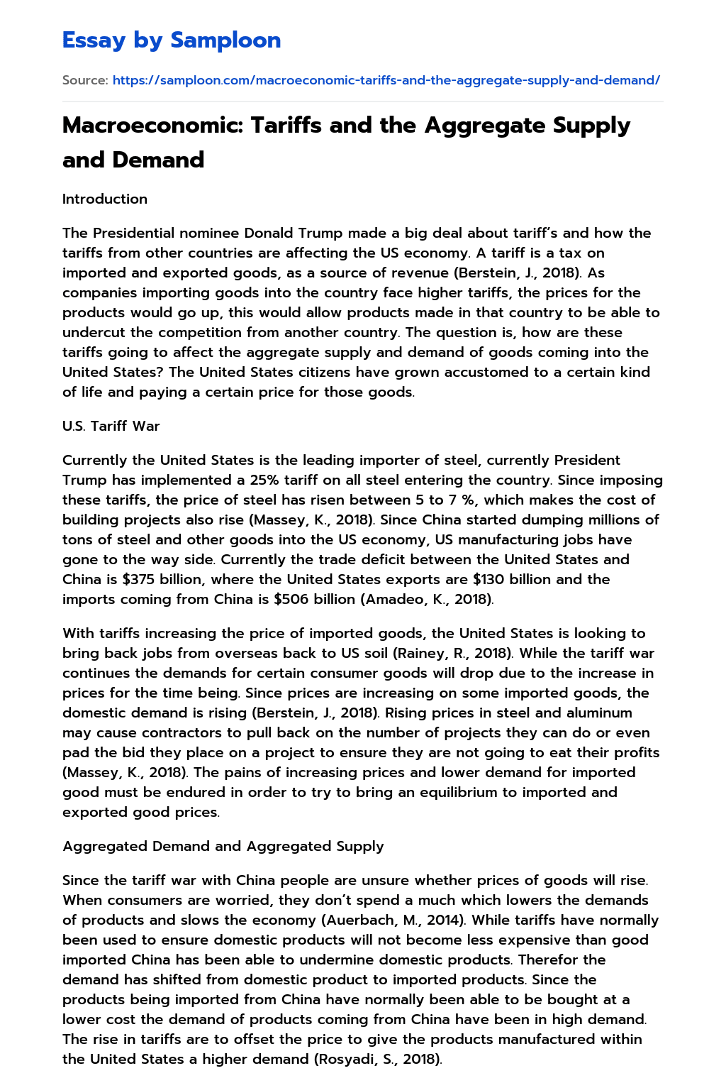 economy essay pdf