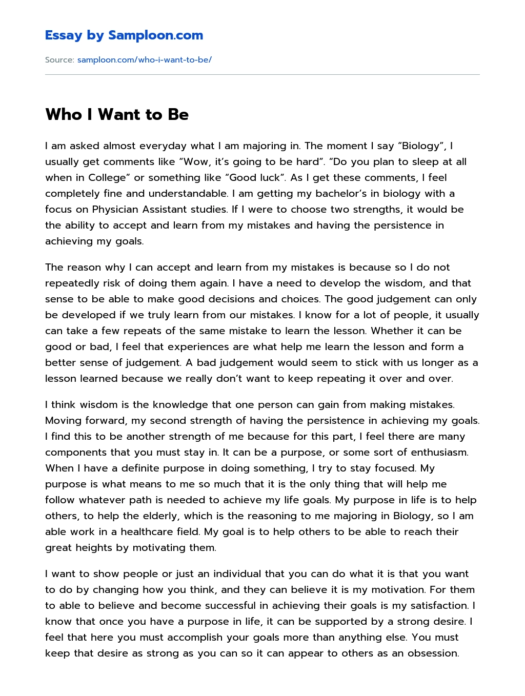 Who I Want to Be Review essay
