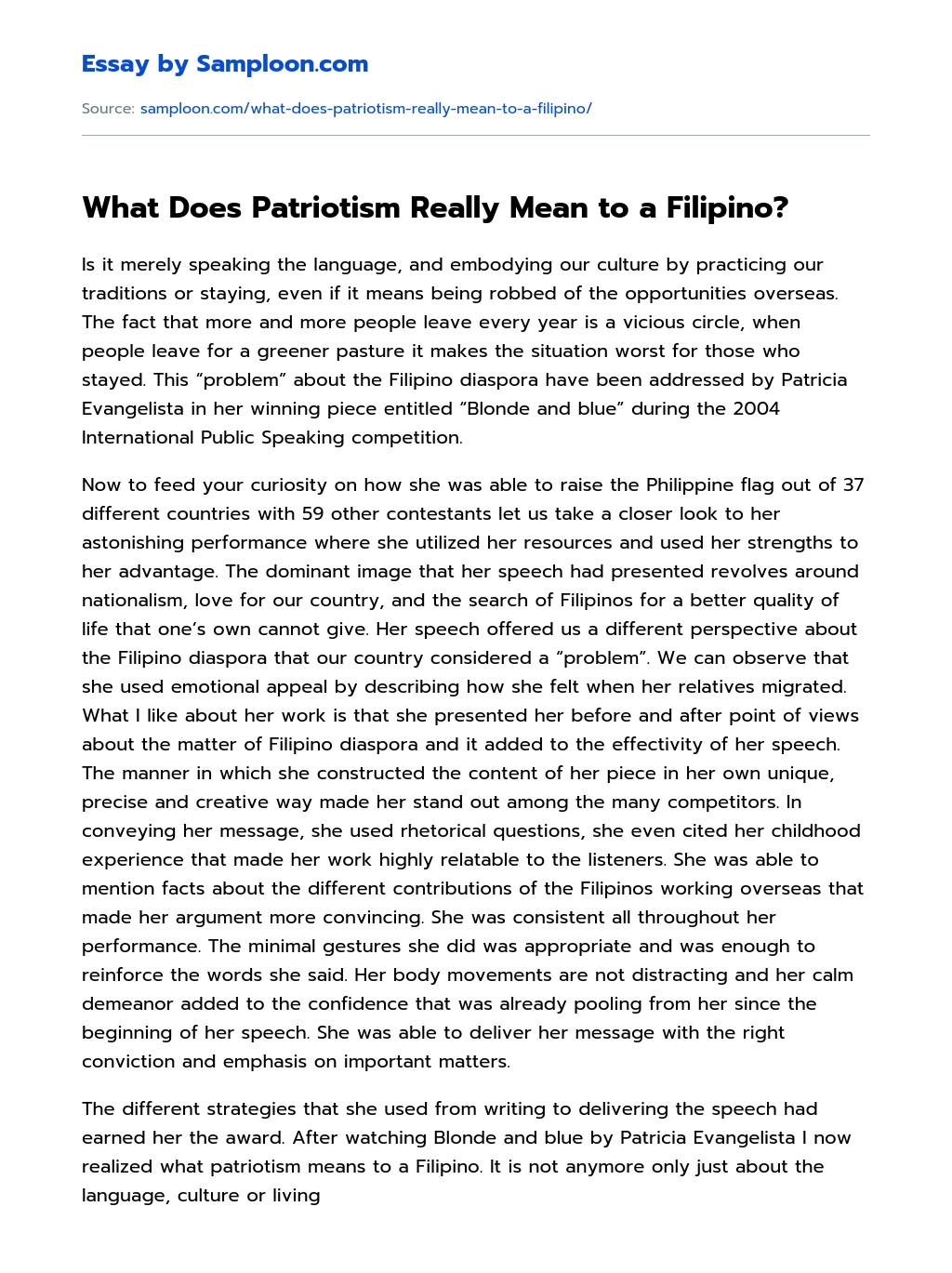 what-does-patriotism-really-mean-to-a-filipino-free-essay-sample-on