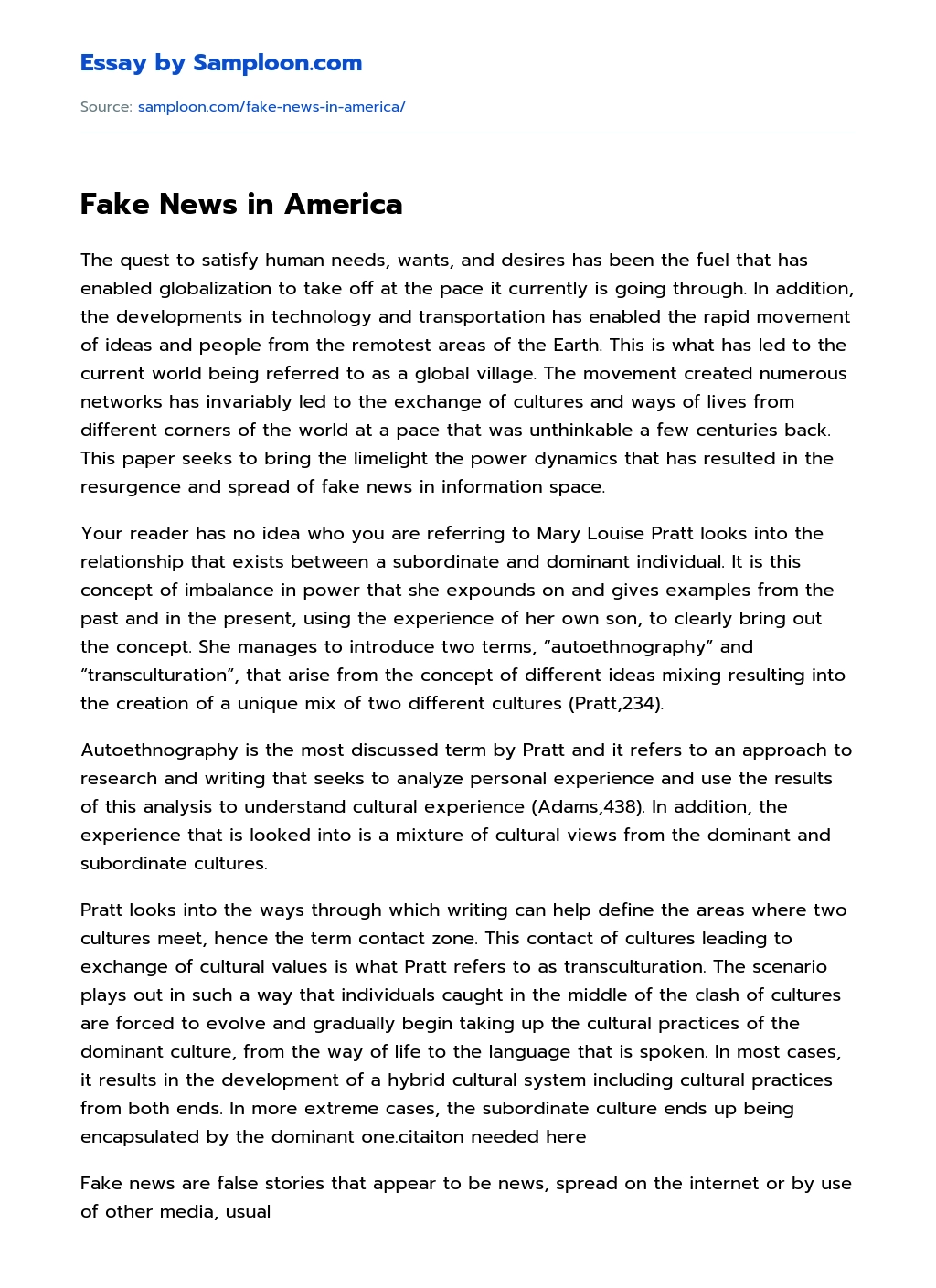 Fake News in America Review essay